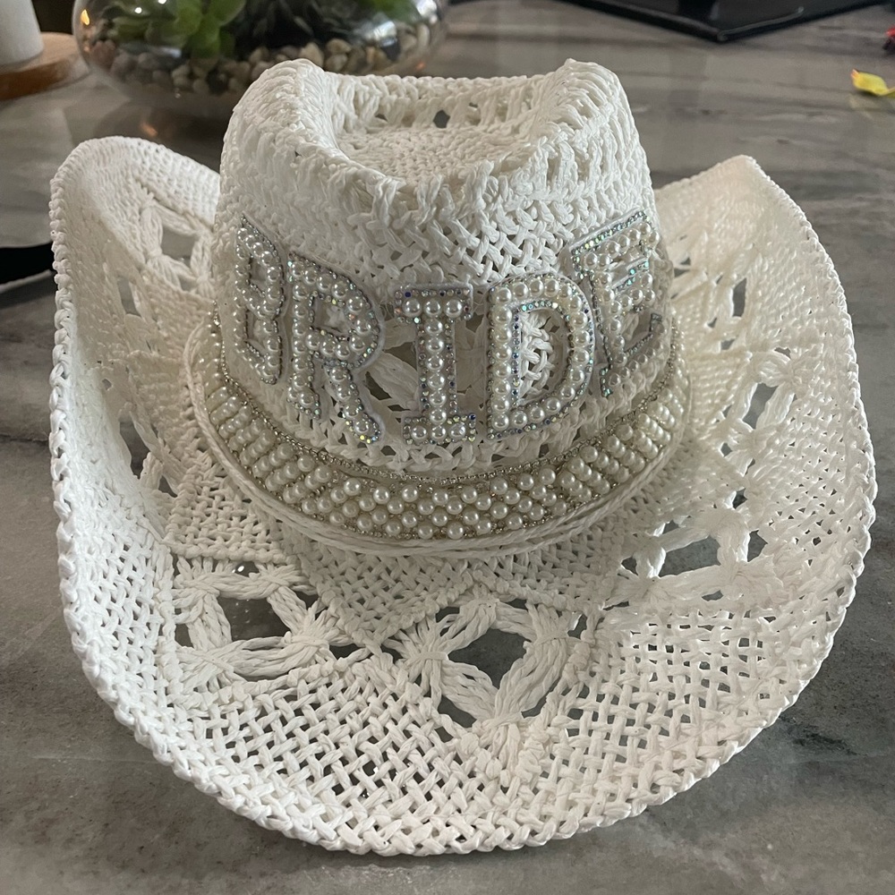 WhiteBride Cowgirl Hat - never worn!